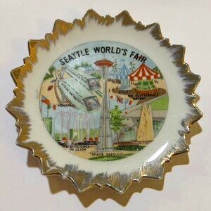 Seattle World's Fair Ceramic Souvenir Plate